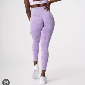 NVGTN Lilac Camo Seamless Leggings